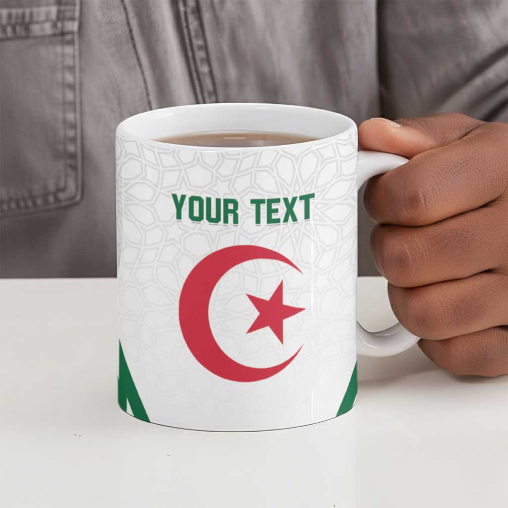 Custom Algeria Football Ceramic Mug Go Fennecs Go