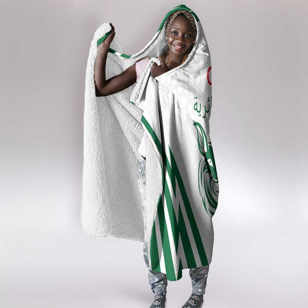 Algeria Football Hooded Blanket Go Champions - African Pride