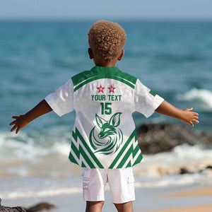 Algeria Football Custom Kid Hawaiian Shirt Go Champions - African Pride