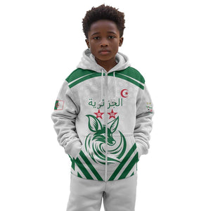 Algeria Football Custom Kid Hoodie Go Champions - African Pride