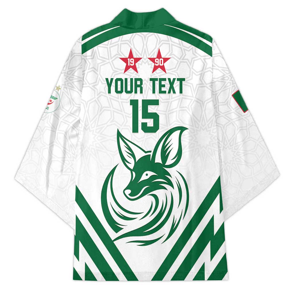 Custom Algeria Football Kimono Go Fennecs Go