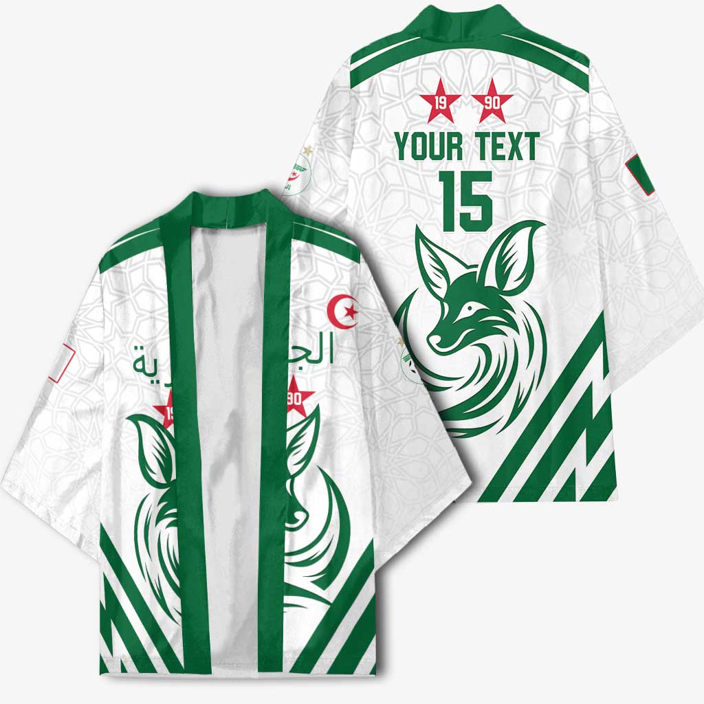 Custom Algeria Football Kimono Go Fennecs Go