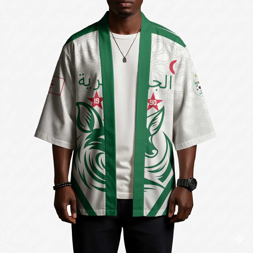 Custom Algeria Football Kimono Go Fennecs Go