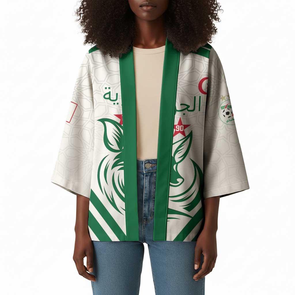 Custom Algeria Football Kimono Go Fennecs Go