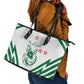 Algeria Football Leather Tote Bag Go Champions - African Pride