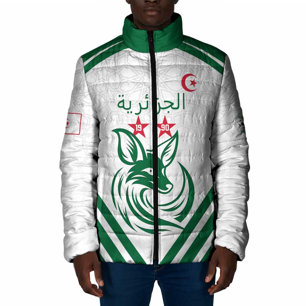 Custom Algeria Football Padded Jacket Go Fennecs Go