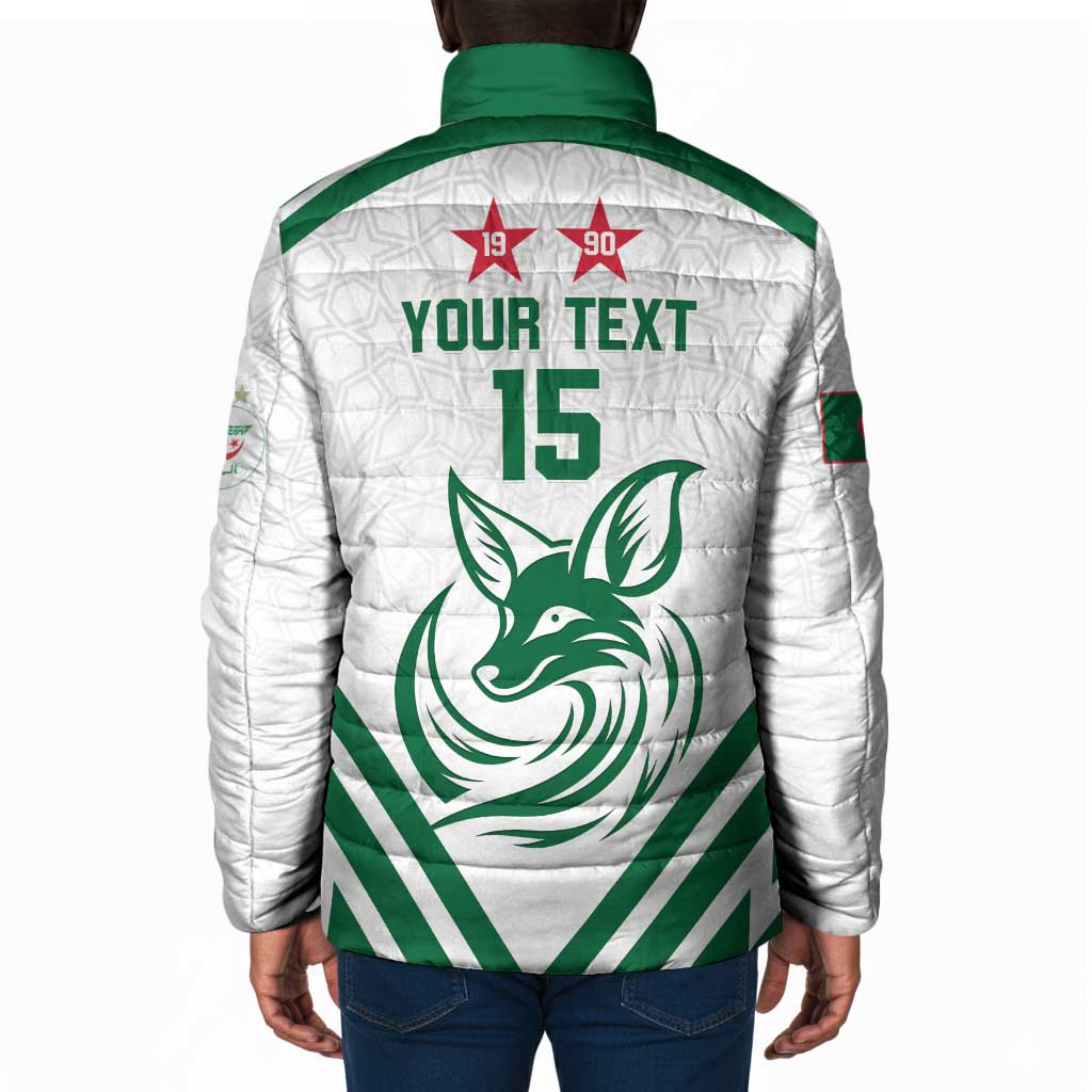 Custom Algeria Football Padded Jacket Go Fennecs Go