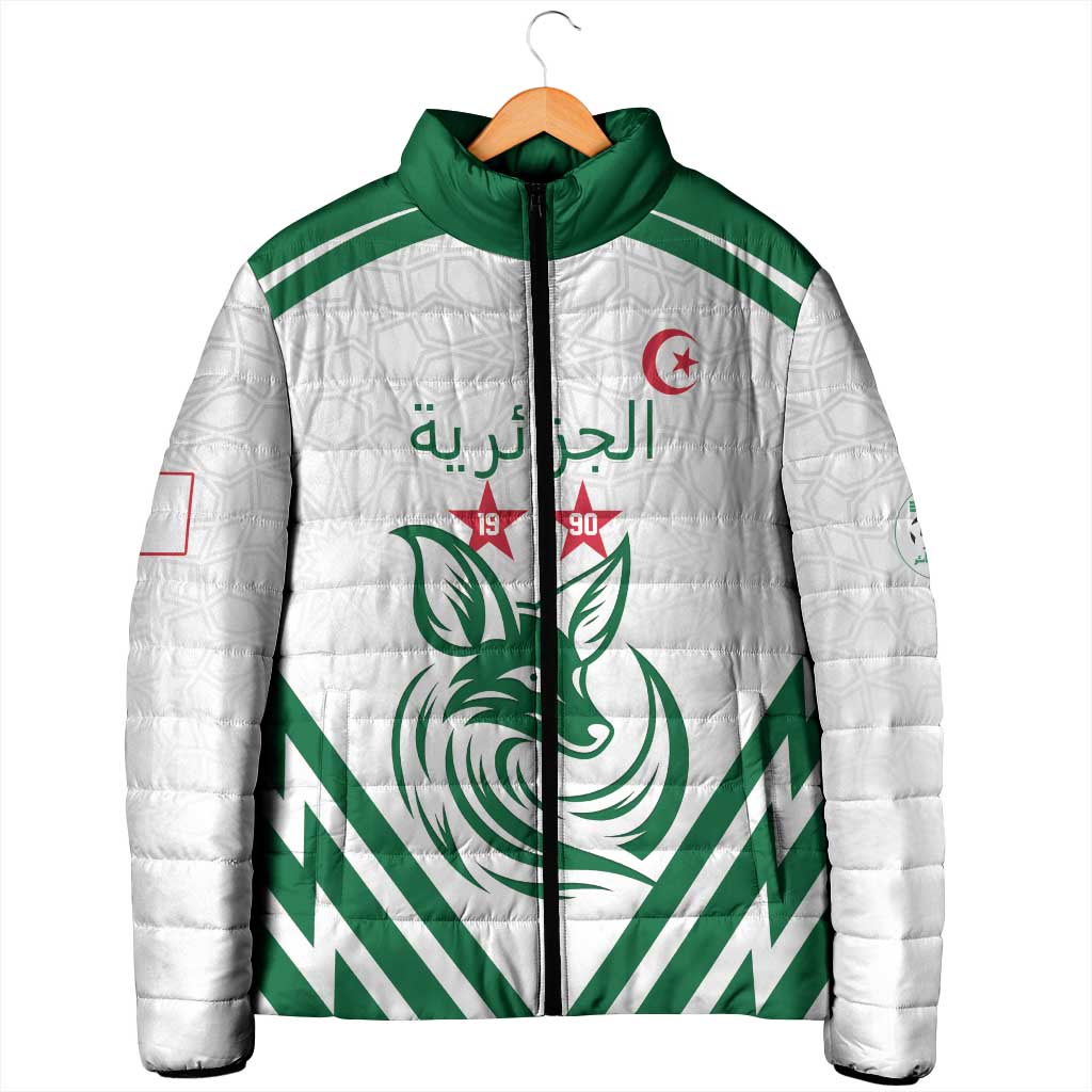 Custom Algeria Football Padded Jacket Go Fennecs Go