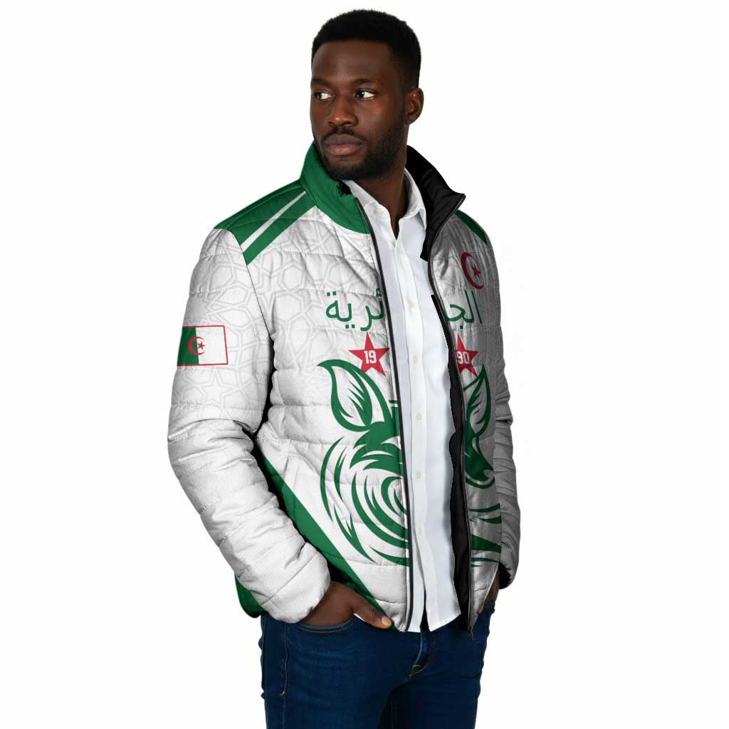 Custom Algeria Football Padded Jacket Go Fennecs Go