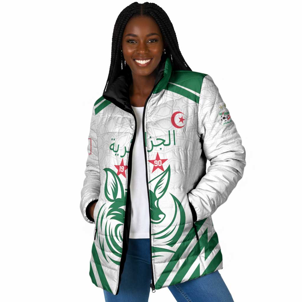 Custom Algeria Football Padded Jacket Go Fennecs Go