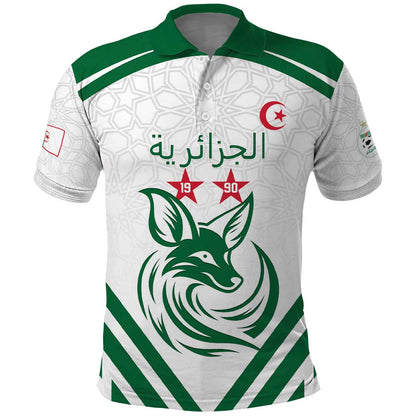 Algeria Football Custom Polo Shirt Go Champions - African Pride