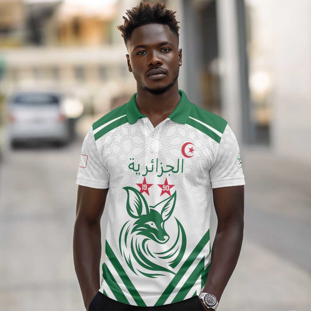 Algeria Football Custom Polo Shirt Go Champions - African Pride