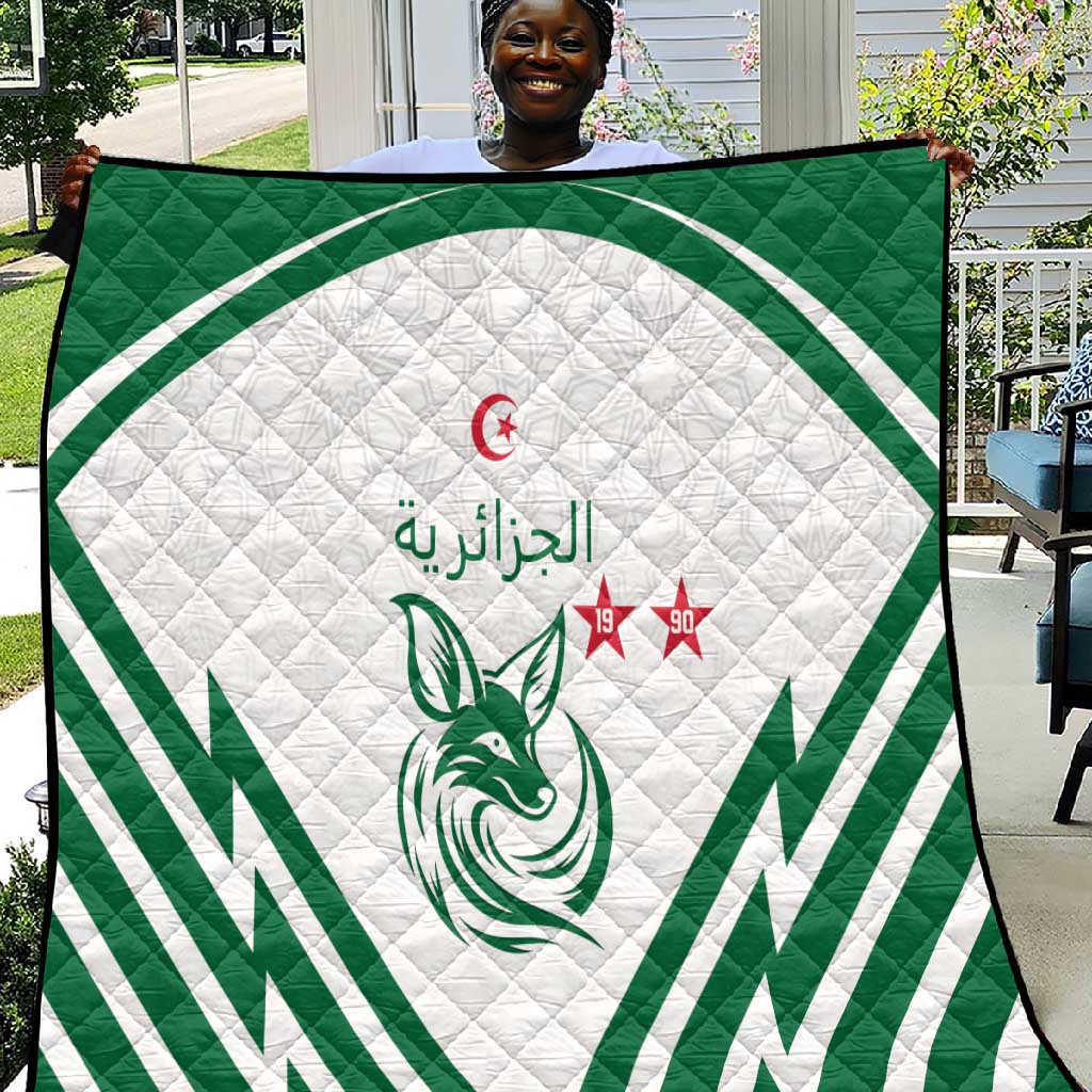 Algeria Football Quilt Go Champions - African Pride
