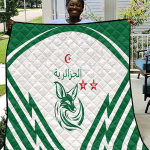 Algeria Football Quilt Go Champions - African Pride