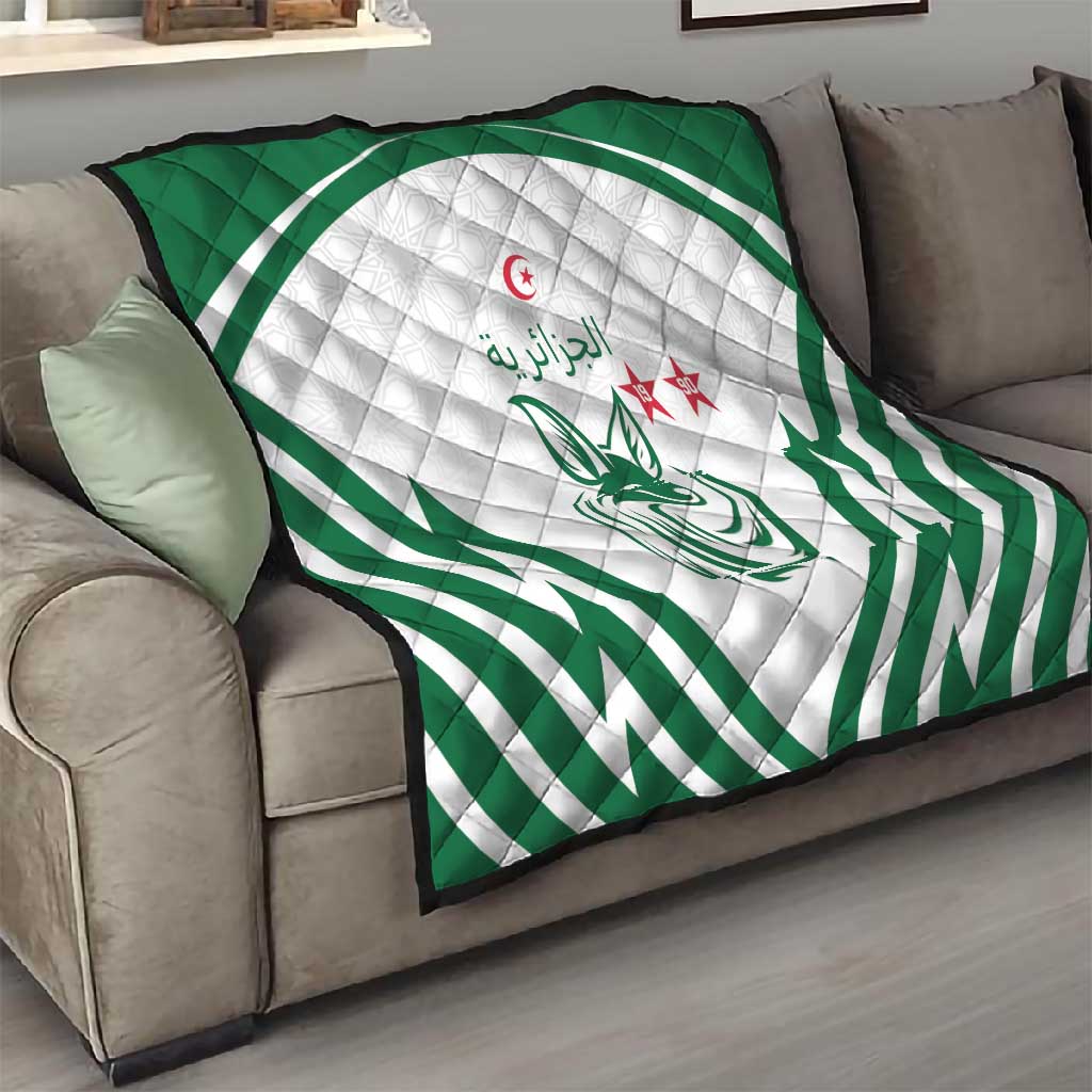 Algeria Football Quilt Go Champions - African Pride