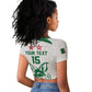 Algeria Football Custom Raglan Cropped T shirt Go Champions - African Pride