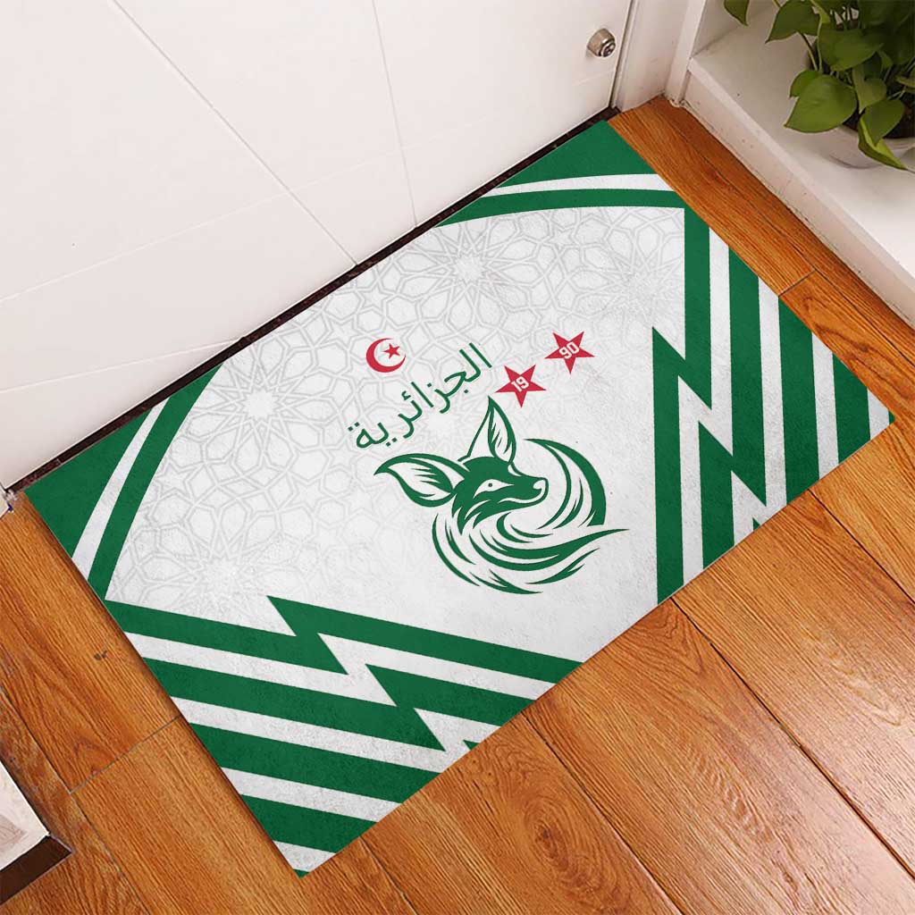 Algeria Football Rubber Doormat Go Champions - African Pride