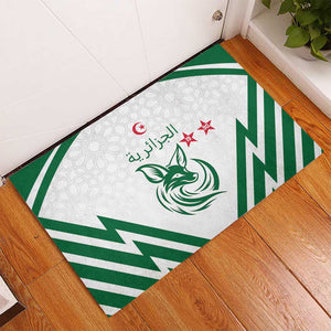 Algeria Football Rubber Doormat Go Champions - African Pride