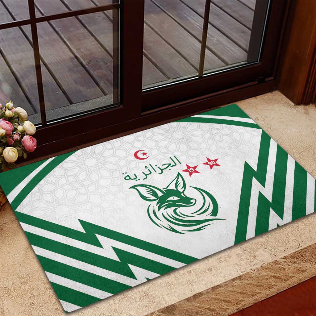 Algeria Football Rubber Doormat Go Champions - African Pride