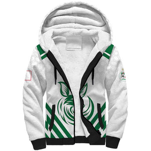 Algeria Football Custom Sherpa Hoodie Go Champions - African Pride