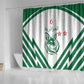 Algeria Football Shower Curtain Go Champions - African Pride