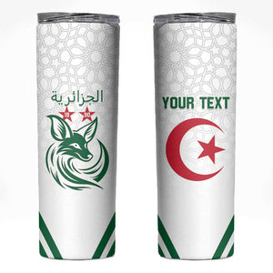 Algeria Football Custom Skinny Tumbler Go Champions - African Pride