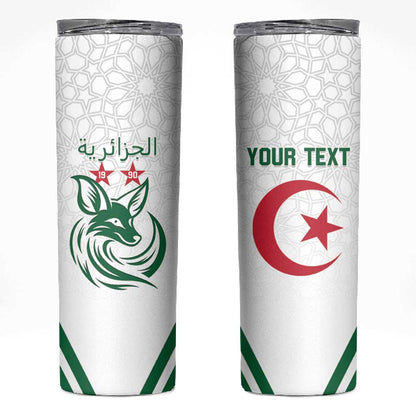 Algeria Football Custom Skinny Tumbler Go Champions - African Pride