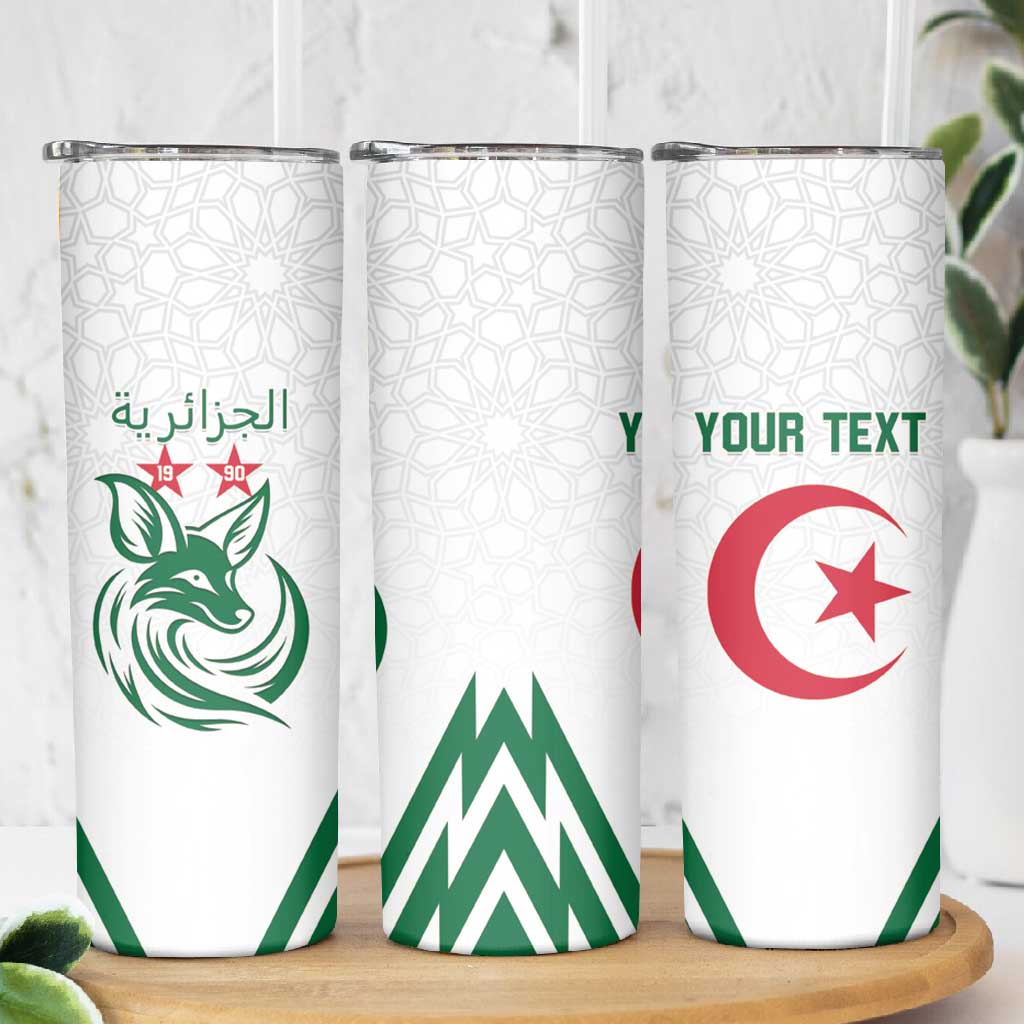 Algeria Football Custom Skinny Tumbler Go Champions - African Pride