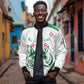 Algeria Football Custom Sleeve Zip Bomber Jacket Go Champions - African Pride