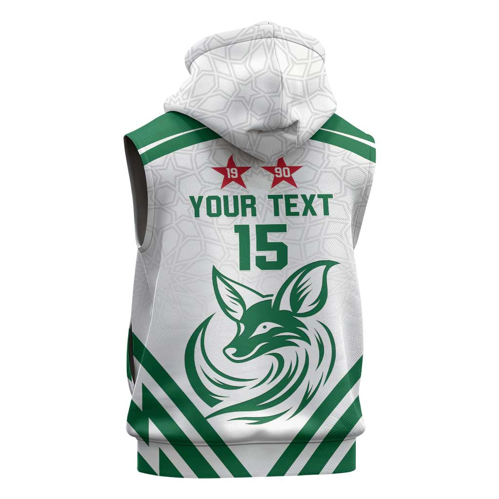 Algeria Football Custom Sleeveless Hoodie Go Champions - African Pride