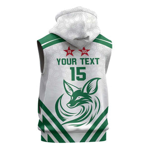 Algeria Football Custom Sleeveless Hoodie Go Champions - African Pride