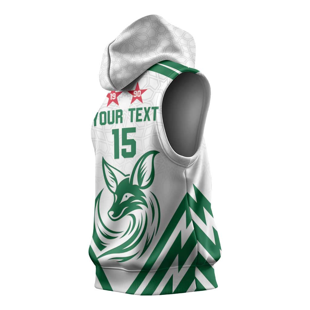 Algeria Football Custom Sleeveless Hoodie Go Champions - African Pride
