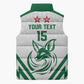 Custom Algeria Football Sleeveless Puffer Jacket Go Fennecs Go