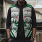 Custom Algeria Football Sleeveless Puffer Jacket Go Fennecs Go
