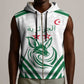 Algeria Football Custom Sleeveless Zip Hoodie Go Champions - African Pride