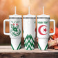 Algeria Football Custom Tumbler With Handle Go Champions - African Pride