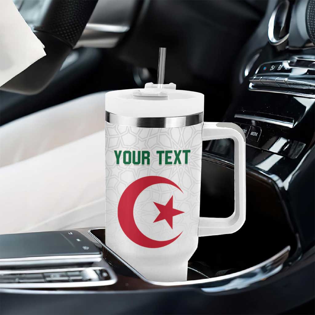 Algeria Football Custom Tumbler With Handle Go Champions - African Pride