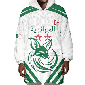 Algeria Football Custom Wearable Blanket Hoodie Go Champions - African Pride