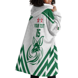 Algeria Football Custom Wearable Blanket Hoodie Go Champions - African Pride