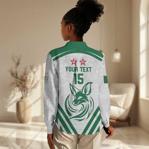 Algeria Football Custom Women Casual Shirt Go Champions - African Pride
