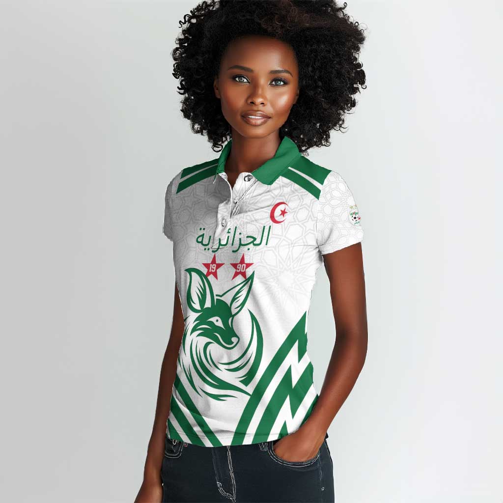 Algeria Football Custom Women Polo Shirt Go Champions - African Pride