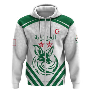 Algeria Football Custom Zip Hoodie Go Champions - African Pride