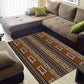 Mali Mud Cloth Area Rug Traditional Bologan Pattern - African Pride