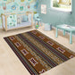 Mali Mud Cloth Area Rug Traditional Bologan Pattern - African Pride