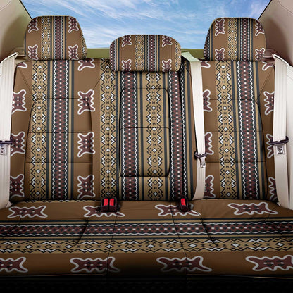 Mali Mud Cloth Back Car Seat Cover Traditional Bologan Pattern - African Pride
