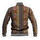 Mali Mud Cloth Baseball Jacket Traditional Bologan Pattern - African Pride