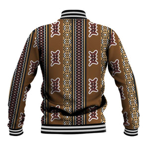 Mali Mud Cloth Baseball Jacket Traditional Bologan Pattern - African Pride
