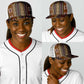 Mali Mud Cloth Baseball Net Cap Traditional Bologan Pattern - African Pride