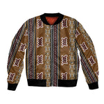 Mali Mud Cloth Bomber Jacket Traditional Bologan Pattern - African Pride