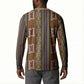Mali Bologan Mud Cloth Pattern Button Sweatshirt